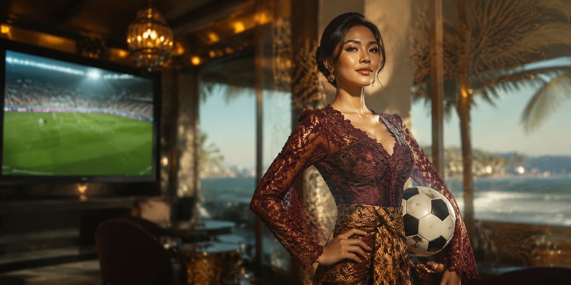 Model muda memantau hasil taruhan olahraga lewat ponsel dengan ekspresi percaya diri